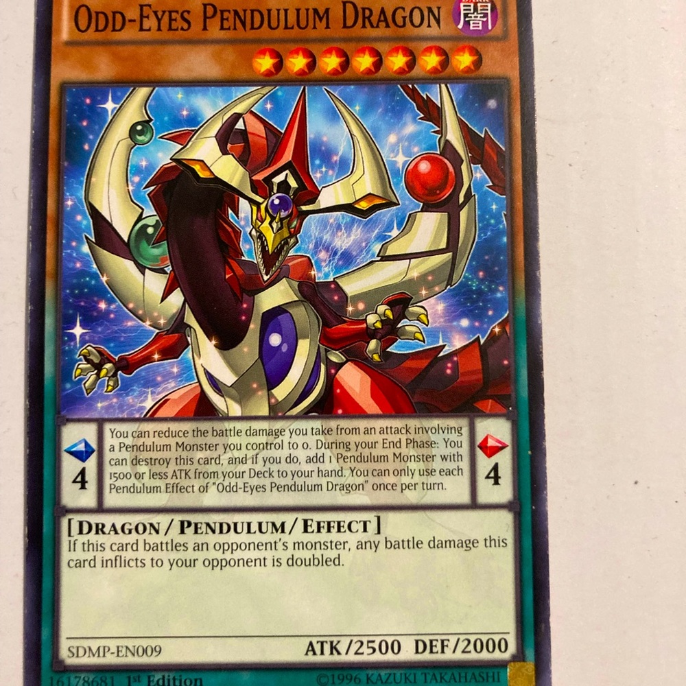 odd eyes pendulum dragon 1 ed